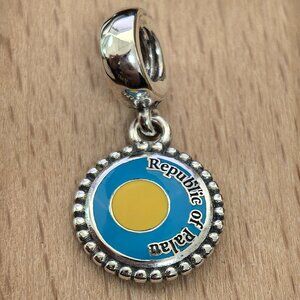 Pandora Republic of Palau Exclusive Dangle Charm Pendant, S925 Silver Bracelets